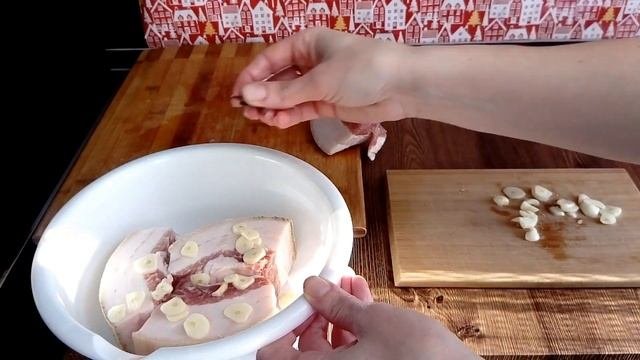 Соленое сало без возни за 5 минут.#какприготовитьсаловлуковойшелухе, #салапятиминутка