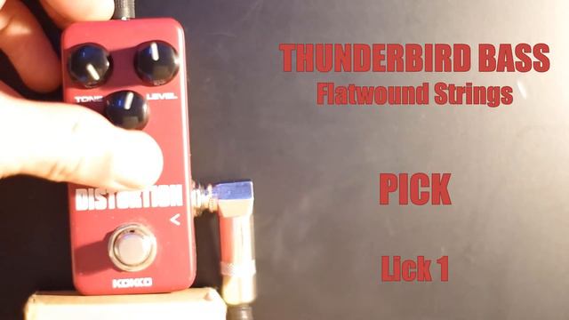 Kokko Distortion pedal on Bass (Rebranded AmazonBasics Distortion)