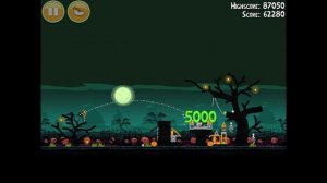 Angry Birds Seasons Ham'o'ween 2-15 2012 Halloween 3 stars walkthrough gameplay tutorial android