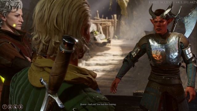 Ikaron Knocks Barth Out - Baldur's Gate 3 (EA/Patch4)