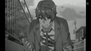 Грустный момент из аниме/ этот глупый не понимает мечты девочки зайки