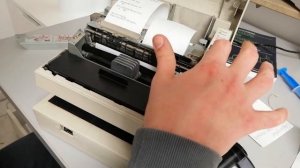 Epson tm-u950 - Test before refurbishing / тест перед капремонтом