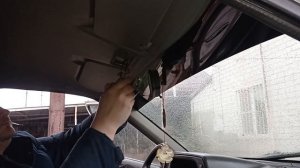 Как снять плафон (освещение) потолка Daewoo Nexia N100 #DaewooNexiaN100 #какснять