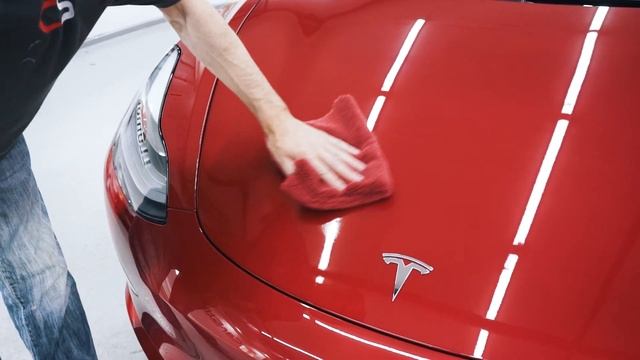 Антигравийная пленка отличная защита кузова, но как защитить пленку? Оклейка Tesla model 3 смотреть онлайн