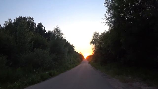 Закат в Трёхгорке
