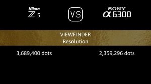 Nikon Z5 vs. Sony A6300: A Comparison of Specifications