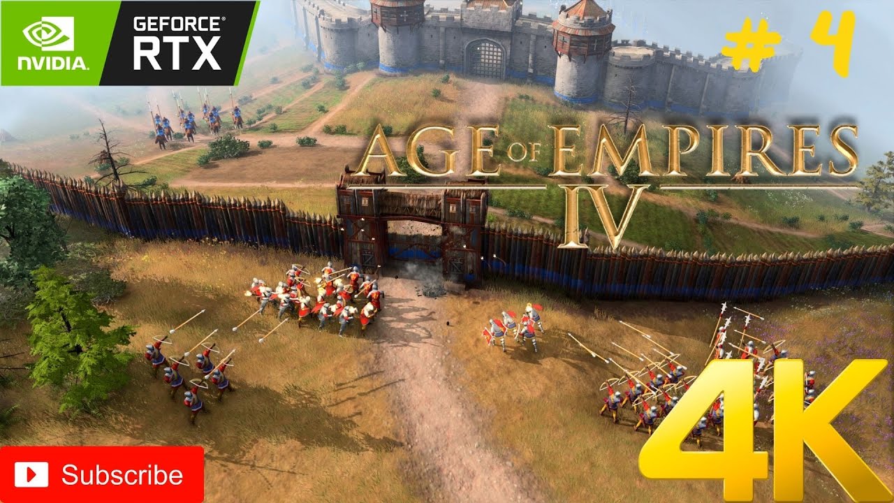 Age of Empires IV - прохождение #4 | RTX 3060 | 4K 60 FPS