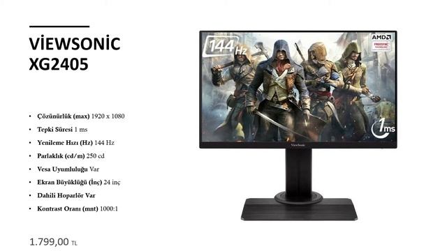 24 inç 144hz IPS FHD 1 ms Oyuncu Monitör Tavsiyeleri ve Fiyatları смотреть онлайн