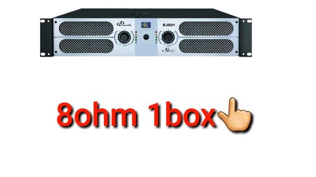 Nx audio dj 801 amplifier || best top box spx-610 || 800watt amplifier review смотреть онлайн