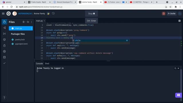 discord.py part 3 8ball/latency embed смотреть онлайн