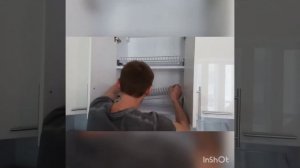 Кухня с крашеными фасадами Ral 9010 и немецкой фурнетурой!