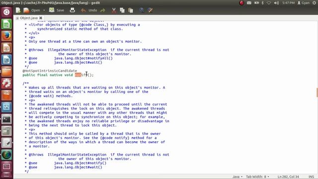 java.lang.Object | #8 | notify(), notifyAll(), wait() & finalize() Methods | Coming Later смотреть онлайн