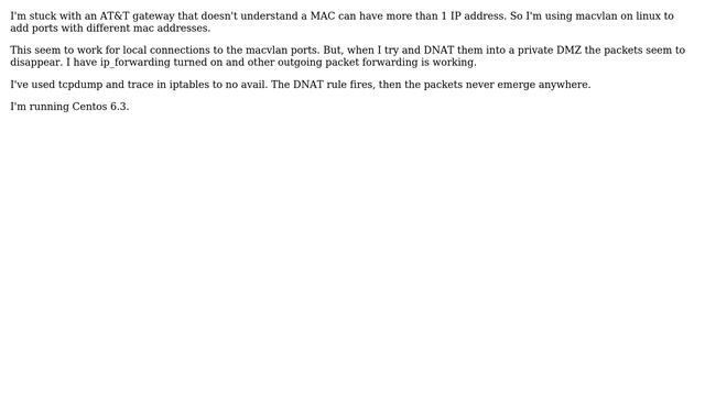 DevOps & SysAdmins: How to make iptables DNAT work with macvlan? смотреть онлайн