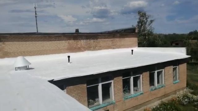 Видео с объекта Жидкая кровля WHITEBASE
