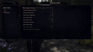 | Skyrim SSE | Sprint Tweaks Mod |