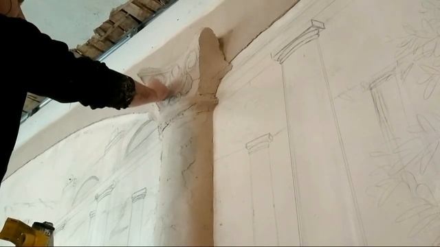 Мастеркласс по барельефу  3D рисунок Греция(Часть -1)