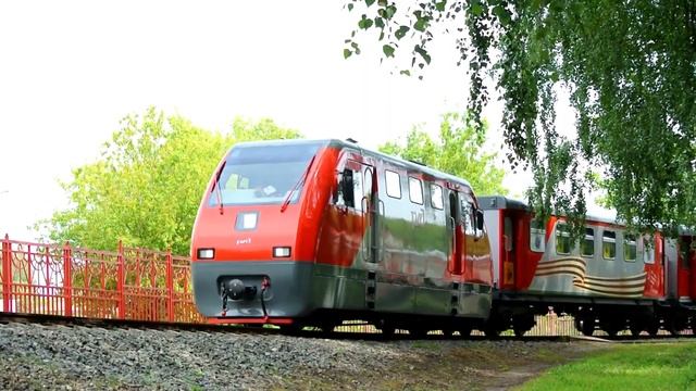 Поездка в Новомосковск. Детская железная дорога. смотреть онлайн