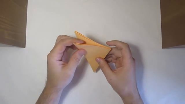 #Оригами лиса из бумаги