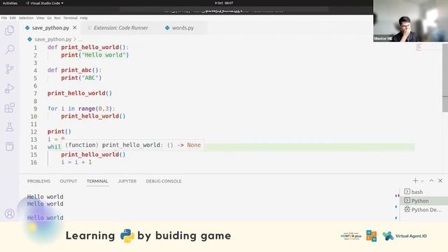 Data Analyst I Learning Python by making mini game смотреть онлайн
