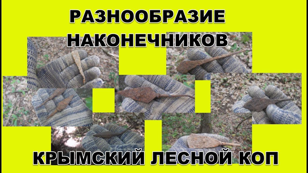 Разнообразие наконечников Лесной коп в Крымском Лесу