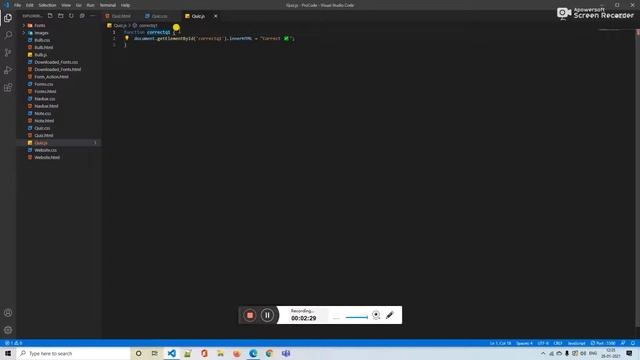 #Quiz #JS #HTML #CSS How To Make A Quiz App In HTML, CSS And JS Part 3: JS