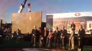 San Francisco 49ers Santa Clara Stadium Groundbreaking - April 19, 2012