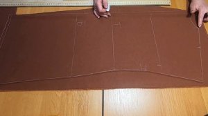 Кардиган без выкройки за 20 минут. Раскрой и примерка.mp4