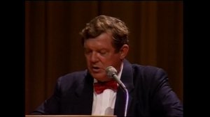 1993 Office of the Arts Conference - Mandate for a Federal Art Agency - Ted Kennedy & Robert Hughes