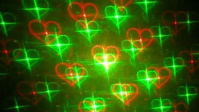 Лазерный проектор "Романтика" (цветомузыка) смотреть онлайн