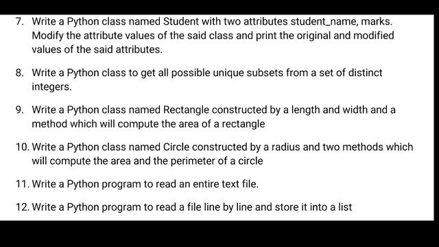 Advanced Python Practice Questions| Zeenat Hasan Academy