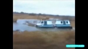 Снегоболотоход двухзвенный для промысловиков
