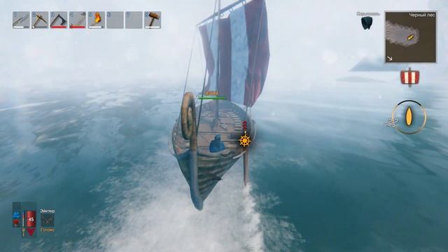 Край карты Valheim, или как мы 10 часов плыли к дереву смотреть онлайн