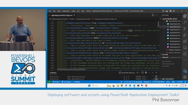 PowerShell Summit 2023: 0:02 / 46:51Deploying software and scripts using ... by Phil Bossman смотреть онлайн
