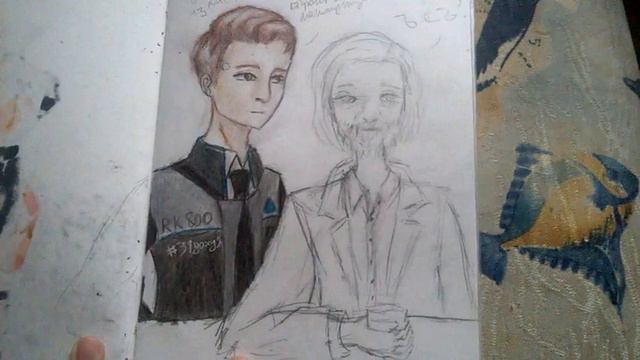 обзор скетчбука (осторожно маты, 18+) смотреть онлайн