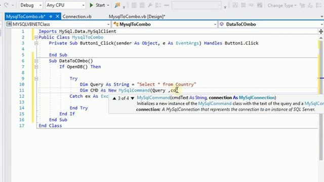 How To Populate Mysql Data To Combobox VB Net смотреть онлайн