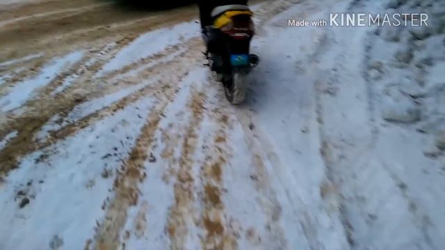 Зимний дрифт на скутерах 2017 #1 смотреть онлайн