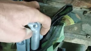 Ремонт туристической раскладушки.