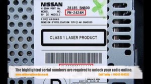 Nissan Clarion Radio Code Unlock Your Nissan Stereo Within Minutes