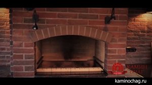 Открытая беседка с зоной барбекю