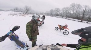 Эндуро зимой без шипов