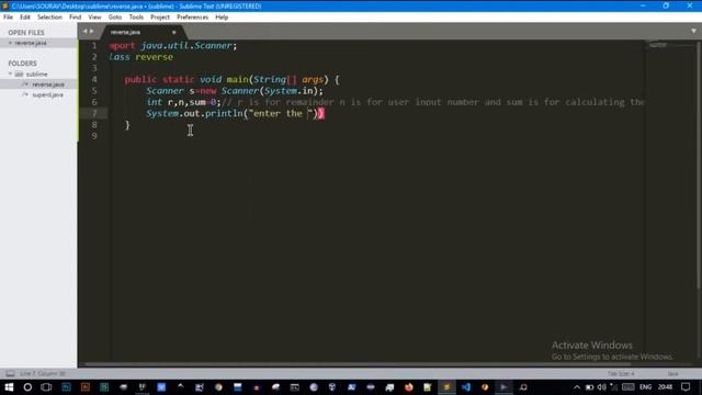 Print Reverse of a number in java смотреть онлайн