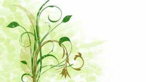 Футаж анимированный цветочный орнамент