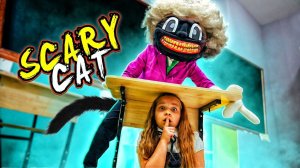 СТРАШНАЯ УЧИЛКА 3D стала КАРТУН КЭТОМ! Вот почему НЕЛЬЗЯ ИГРАТЬ в Мультяшного кота в ШКОЛЕ!