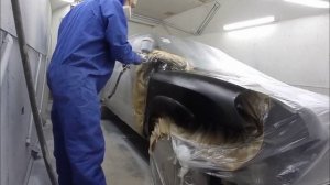 Подвох с лаком PPG d800. Красим в черный.