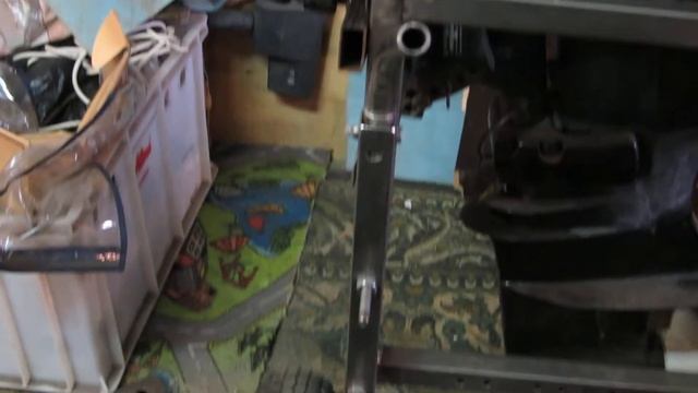 Тележка лодочного мотора универсальная транцевые колеса.