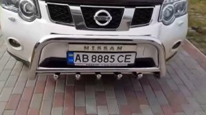 Кенгурятник, защита переднего бампера на Nissan X-Trail