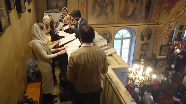 Хор храма Архистратига Михаила - На литургии - Богоявление 2023 смотреть онлайн