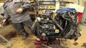 Янмар КЕ 3Д работы с двигателем 3TNA68