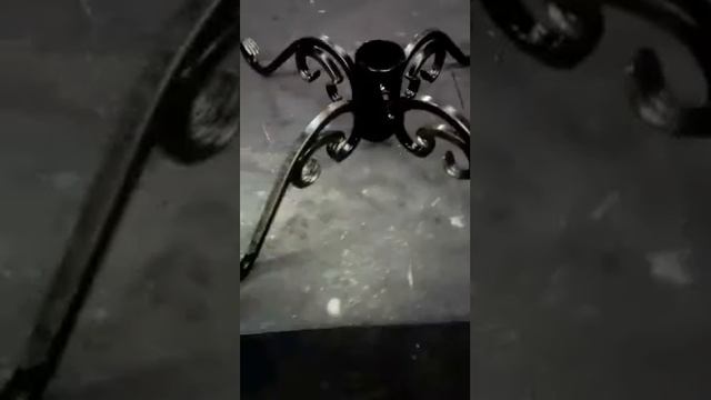 Кованая подставка для елки смотреть онлайн