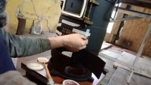 Золотая патина Certa Покраска печи Кагановича термостойкой краской.